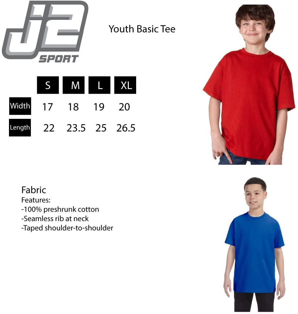 Saginaw Valley State University Cardinals NCAA Jumbo Arch Youth Long Sleeve T-Shirt