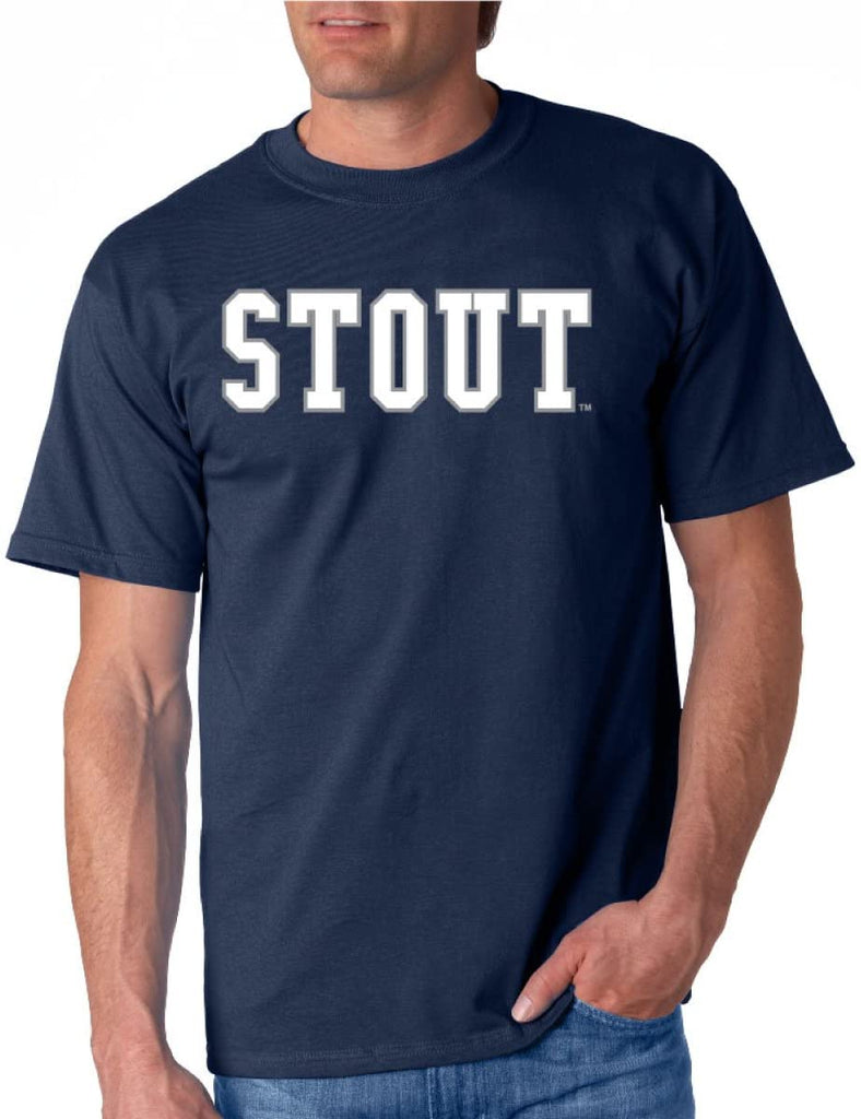 Wisconsin Stout Blue Devils NCAA Block Unisex T-Shirt
