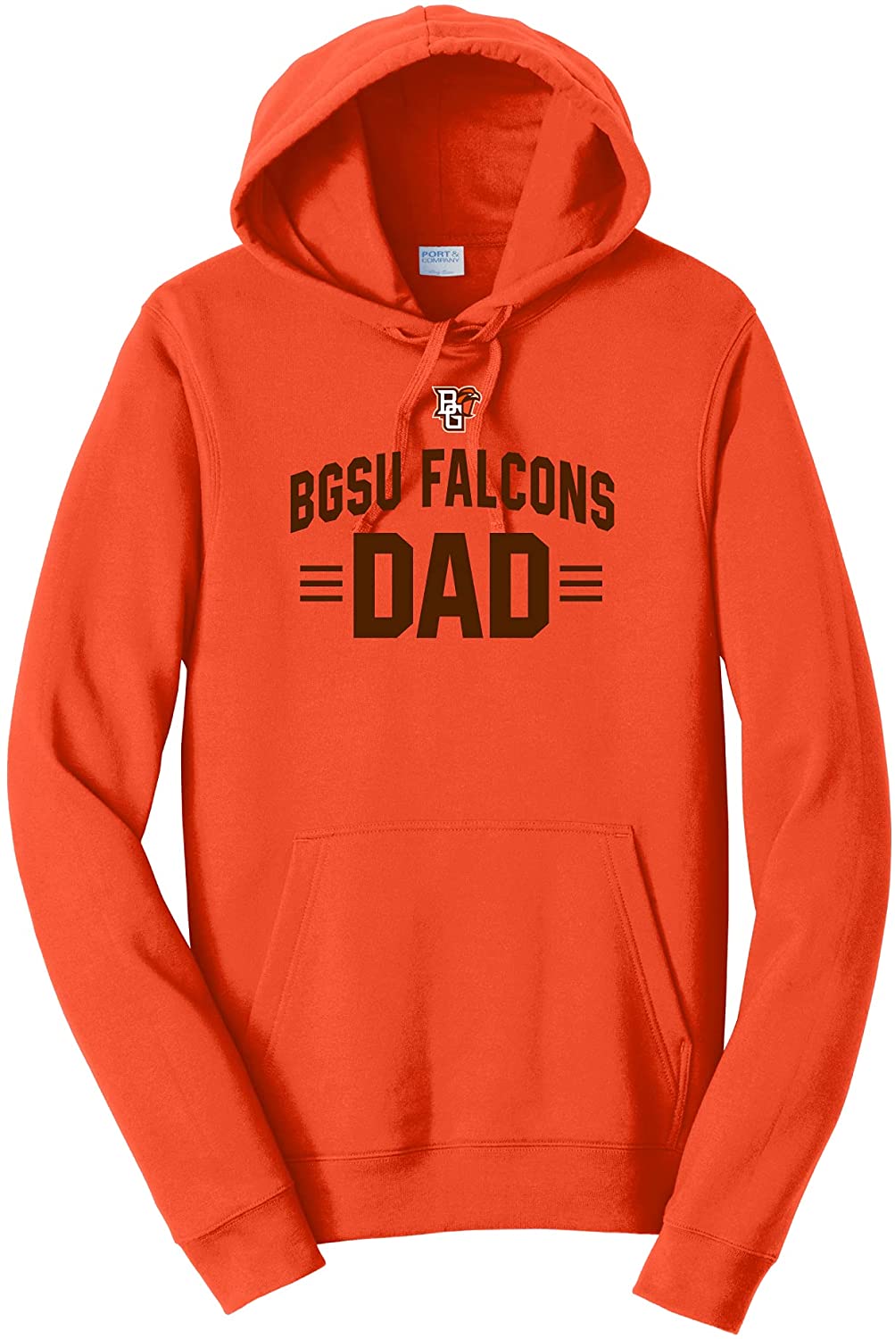 Bowling Green State University Falcons Big Arch Dad Hooded