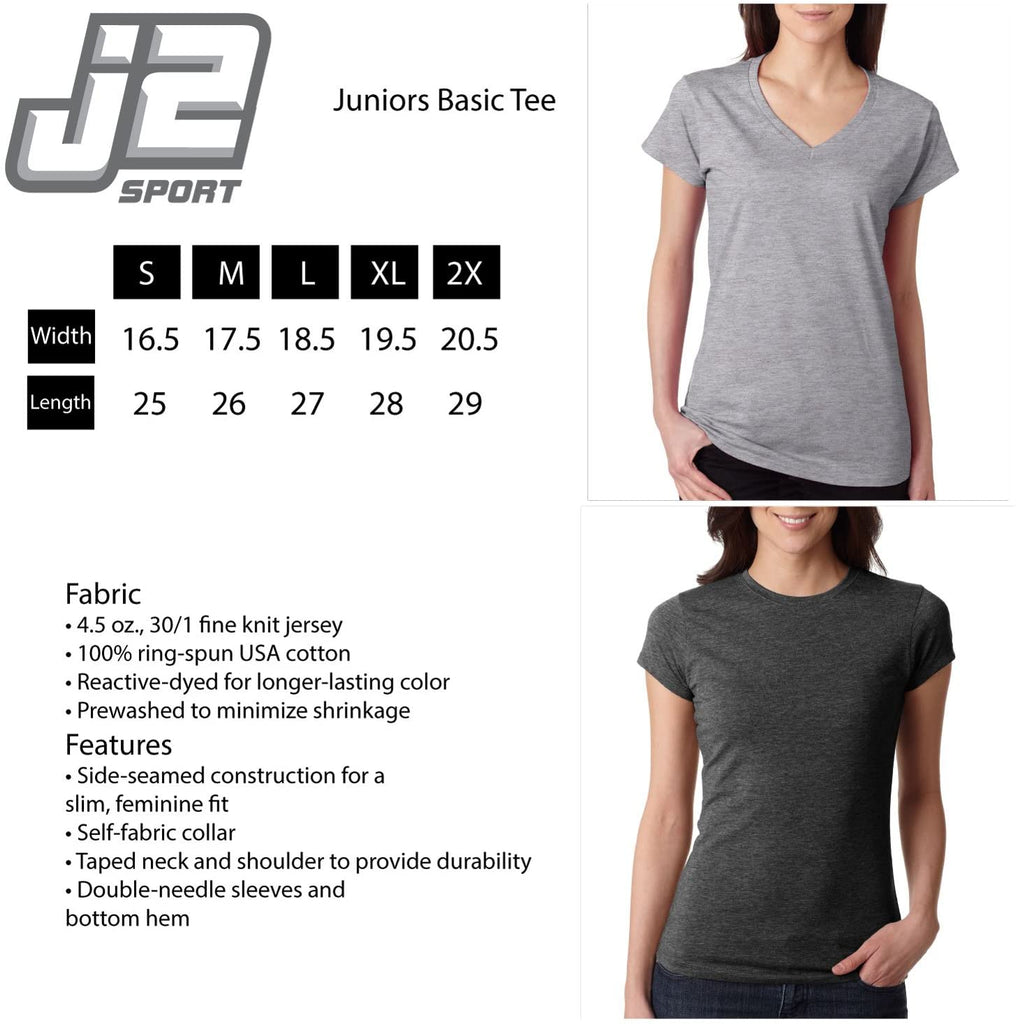 J2 Sport Grand Valley State Lakers NCAA Jumbo Bleach Junior T-Shirt