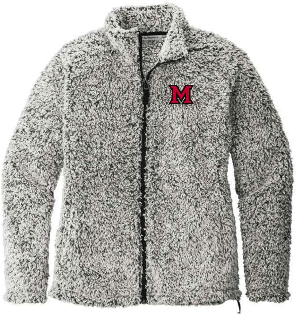 J2 Sport Miami of Ohio University Redhawks NCAA Ladies Cozy Fleece Jacket