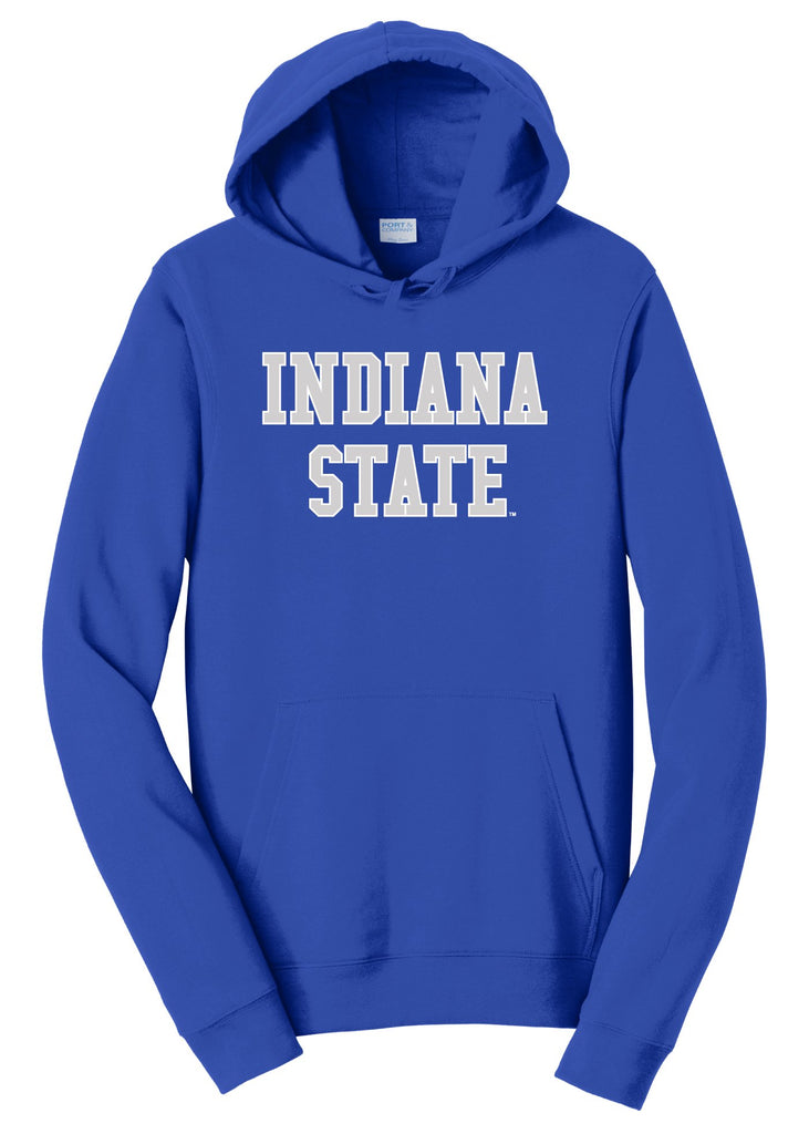 J2 Sport Indiana State University Sycamores NCAA Block Unisex Hooded Sweatshirt