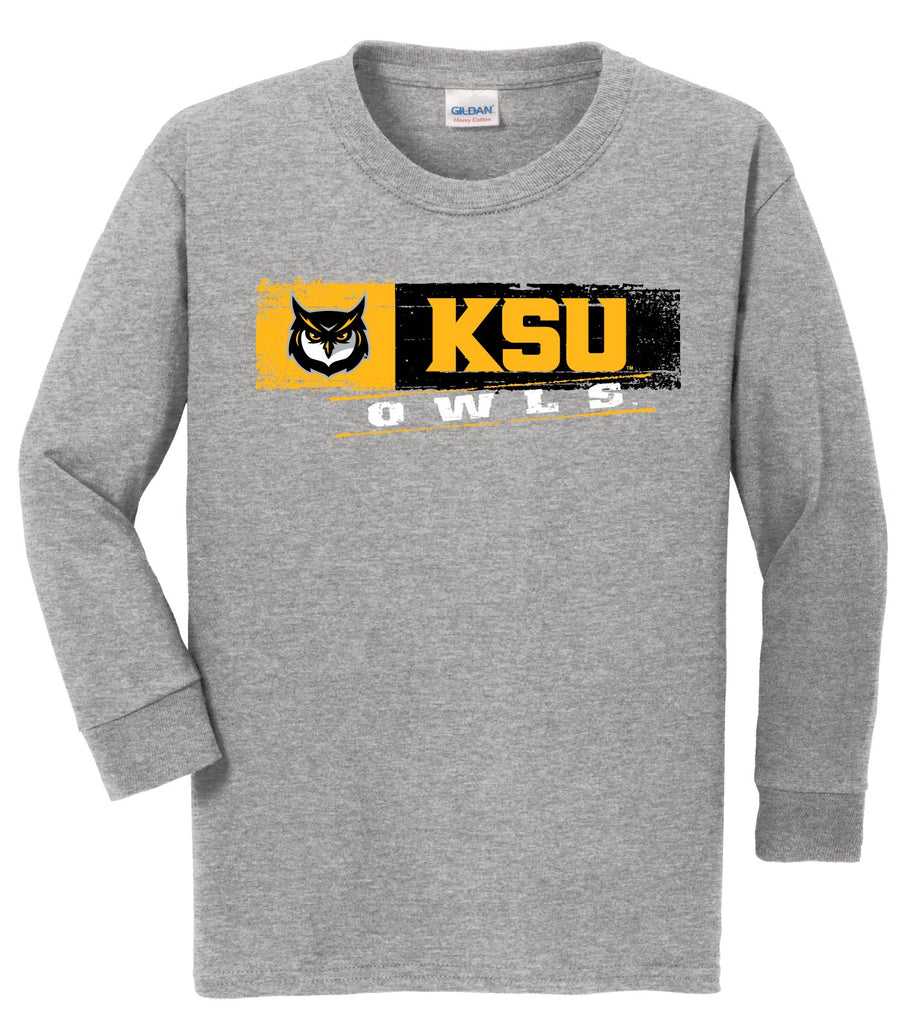 J2 Sport Kennesaw State University Owls NCAA Youth Long Sleeve T-Shirt