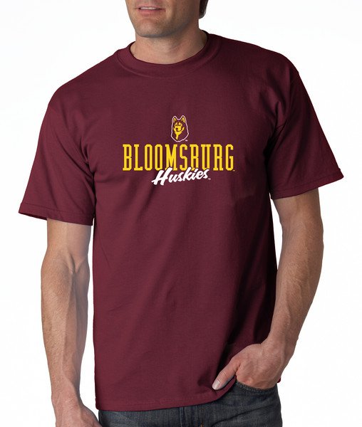 J2 Sport Bloomsburg University Huskies NCAA Campus Script Unisex T-Shirt