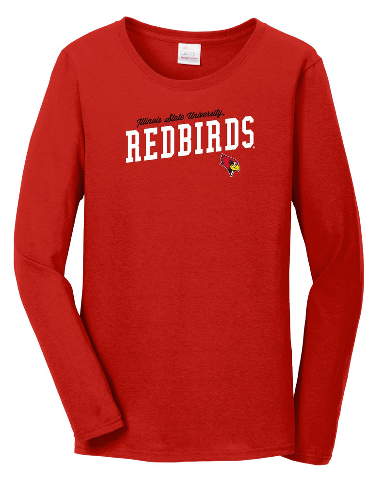 J2 Sport Illinois State University Redbirds NCAA Uphill Victory Womens Long Sleeve T-Shirt