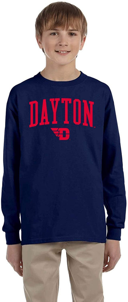 Jumbo Arch J2 Sport University of Dayton Flyers NCAA Youth Long Sleeve T-Shirts