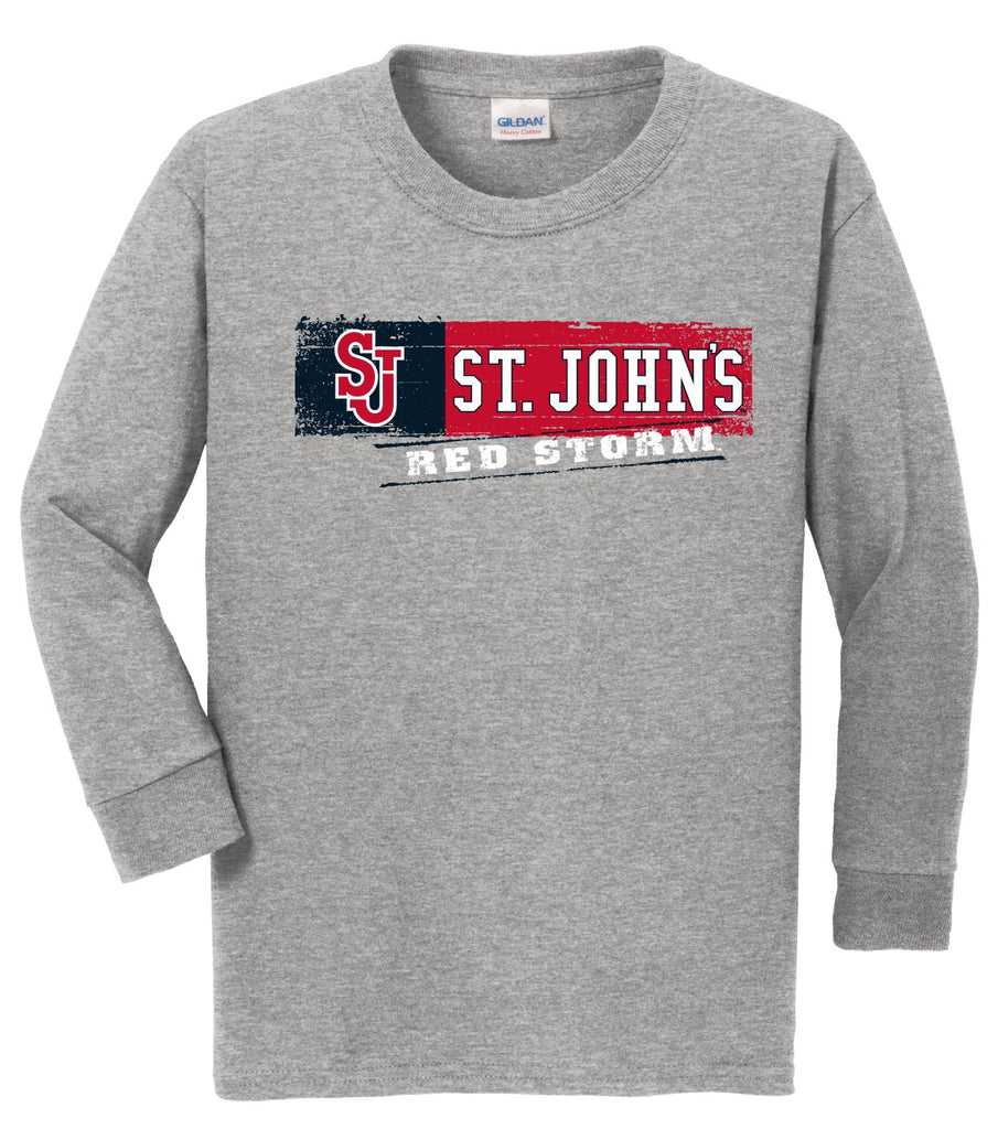 J2 Sport St. John's University RedStorm NCAA Youth Long Sleeve T-Shirt