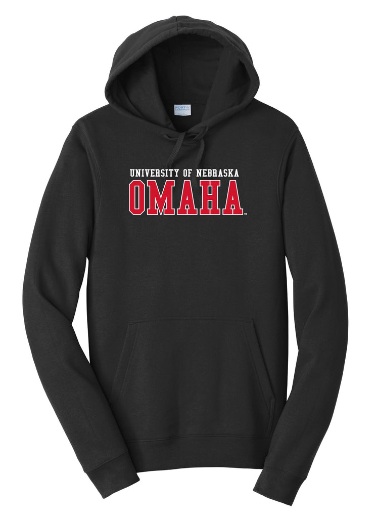 J2 Sport University of Nebraska at Omaha Mavericks NCAA Block Unisex Hooded Sweatshirt