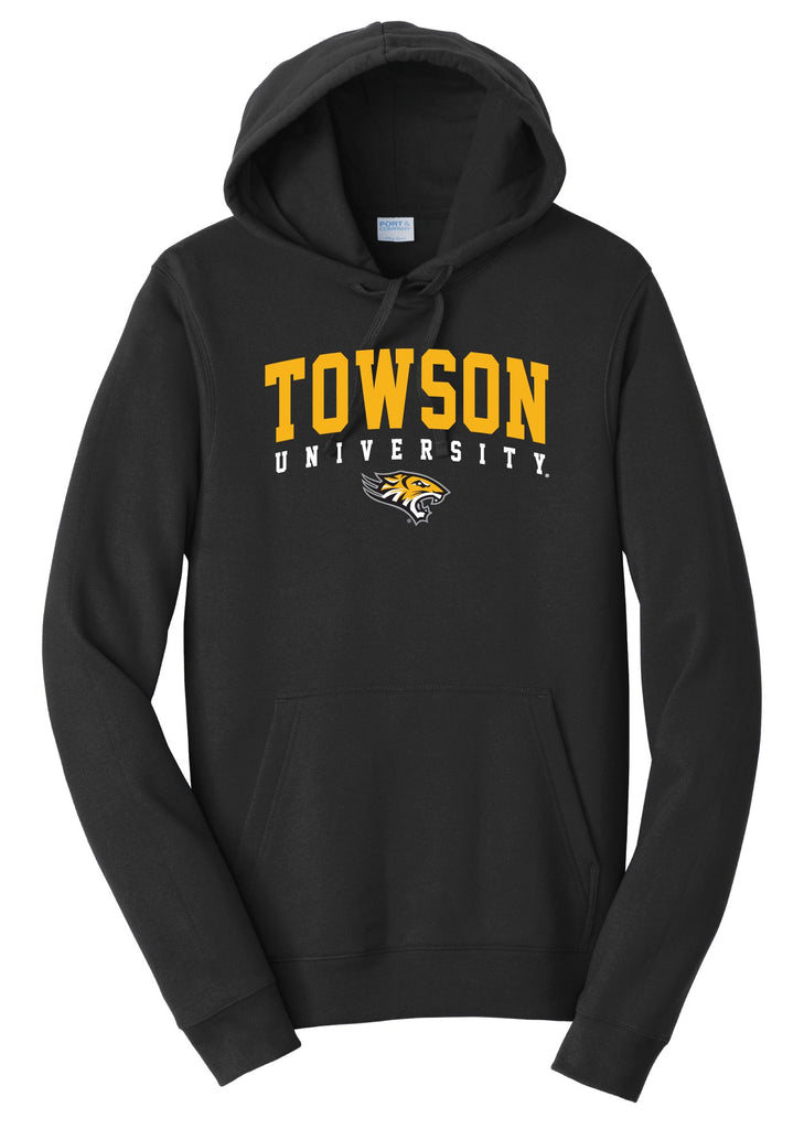 J2 Sport TU Towson University Tigers NCAA Jumbo Arch Unisex Hooded Sweatshirt