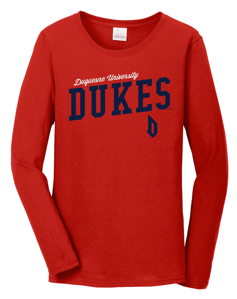 J2 Sport Duquesne University Dukes NCAA Women's Long Sleeve T-Shirts