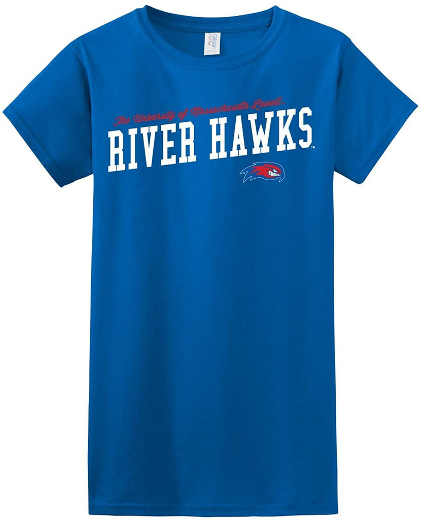 J2 Sport University of Massachusetts Lowell River Hawks NCAA Womens T-Shirt