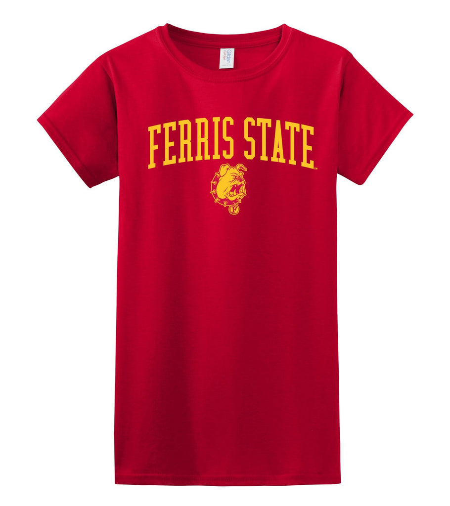 J2 Sport FSU Ferris State University Bulldogs NCAA Jumbo Arch Unisex T-Shirt