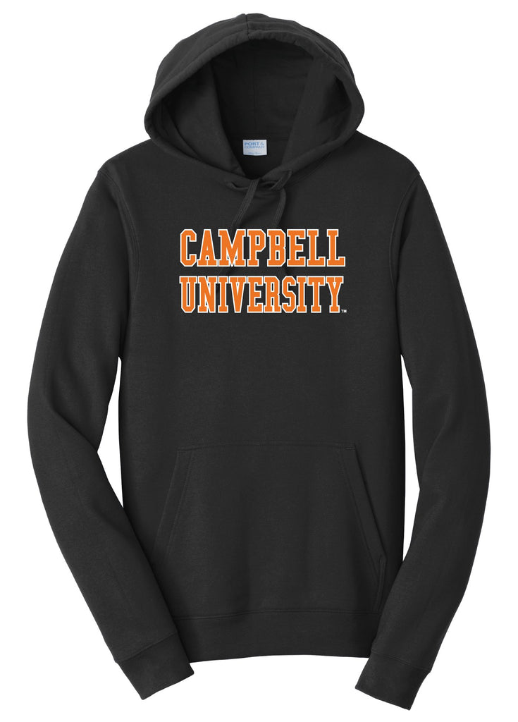 J2 Sport CU Campbell University Camels NCAA Block Unisex Hooded Sweatshirt