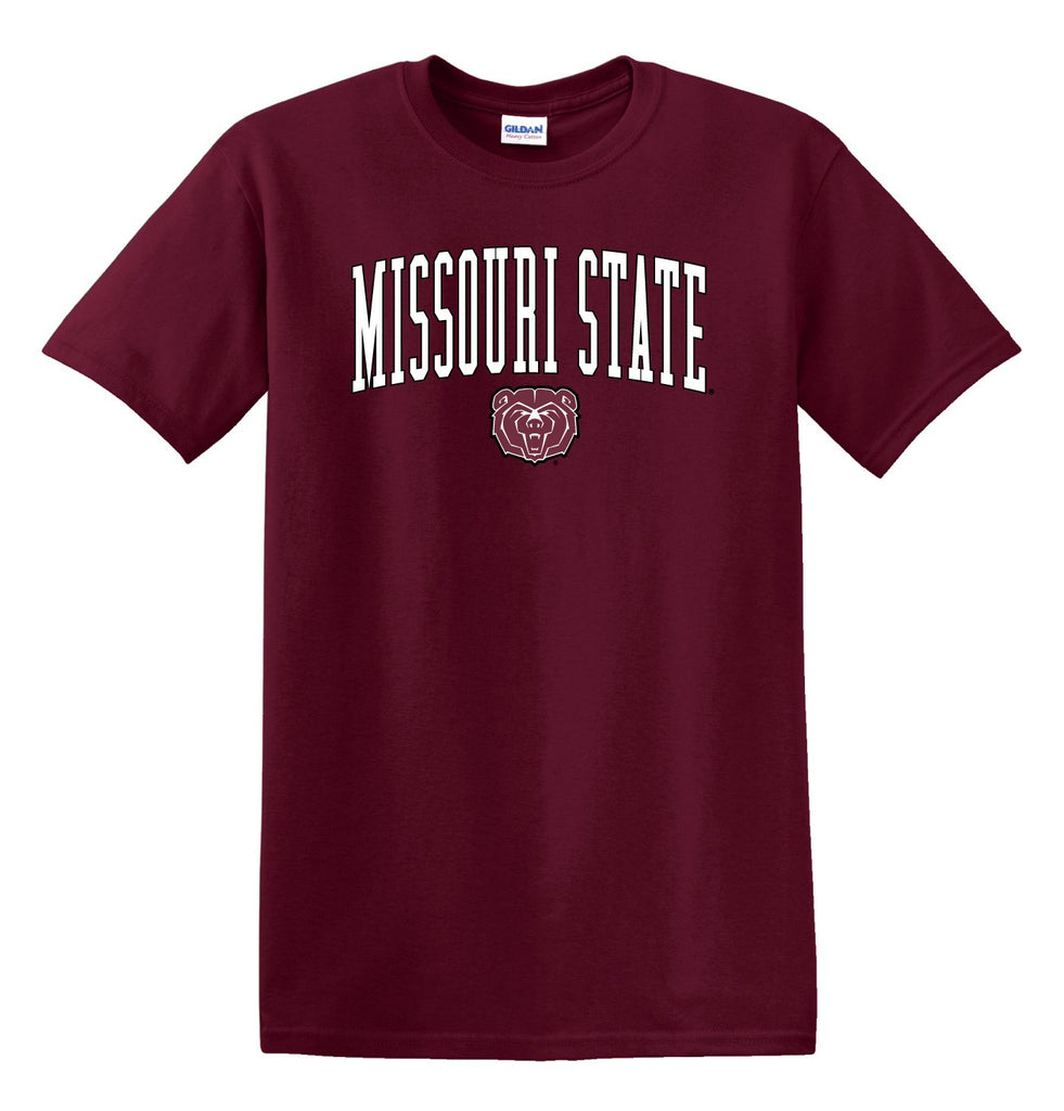 J2 Sport Missouri State University Bears NCAA Block Unisex Adult T-Shirt