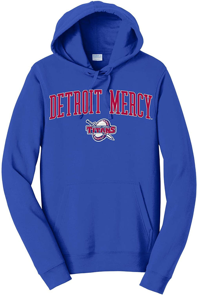J2 Sport University of Detroit Mercy Titans NCAA Unisex Hoodies and Sweatshirts