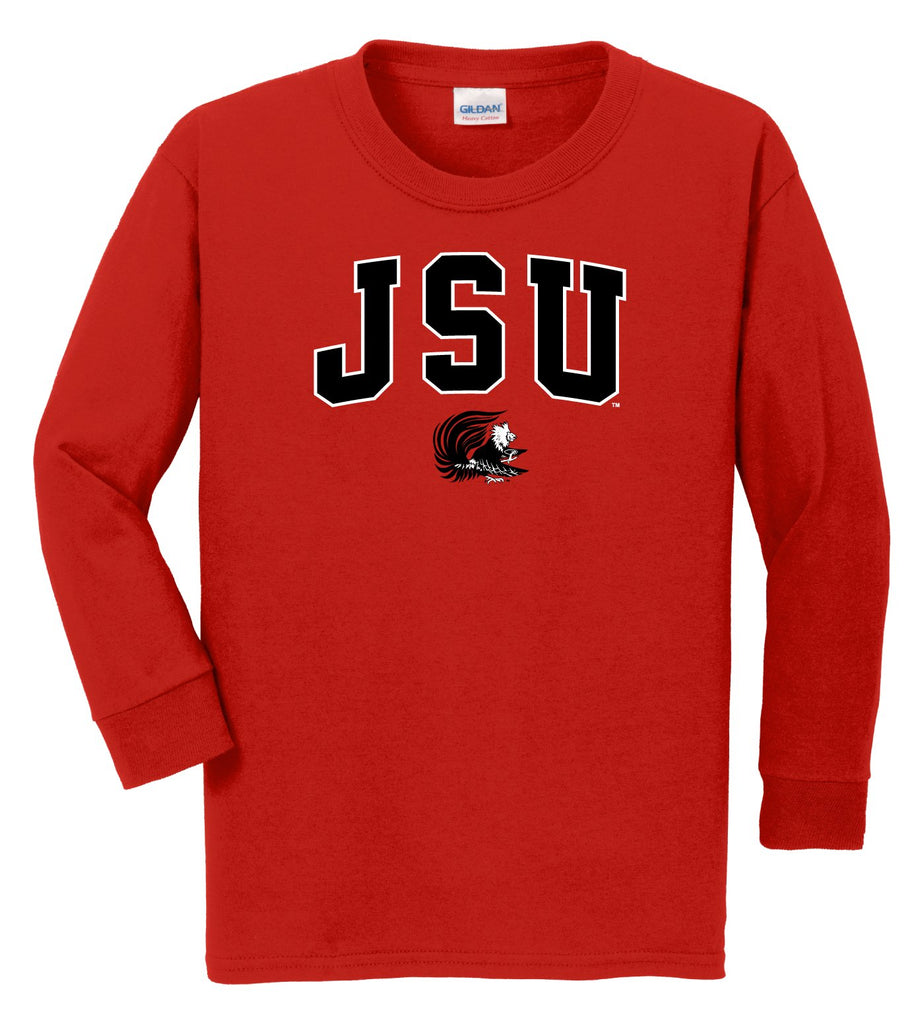 J2 Sport JSU Jacksonville State Gamecocks NCAA Jumbo Arch Unisex Long Sleeve T-Shirt