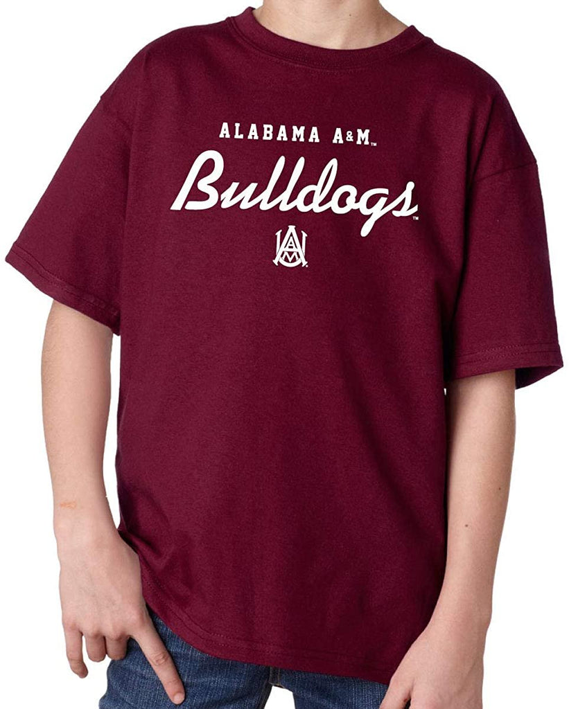 J2 Sport Alabama A&M Bulldogs NCAA Machine Script Youth T-shirt