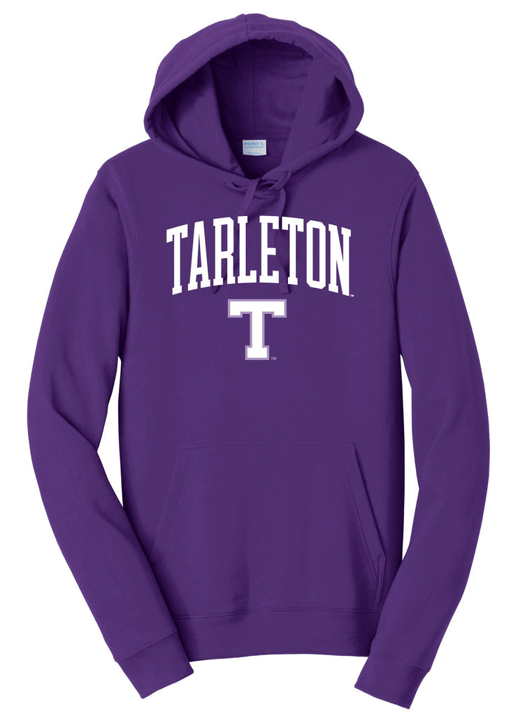 J2 Sport Tarleton State University Texans NCAA Unisex Jumbo Arch Hooded Sweatshirt