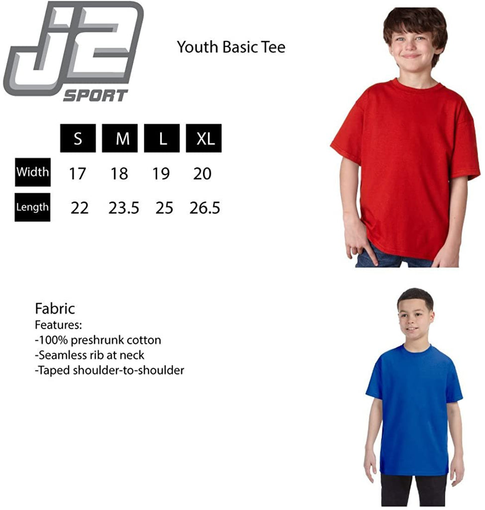 Dayton Flyers Machine Script Youth T-shirt J2 Sport University of Dayton Flyers NCAA Youth Apparel