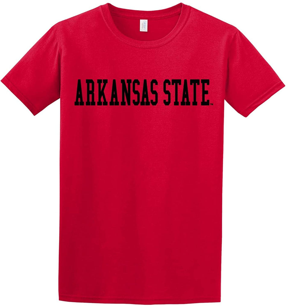 J2 Sport Arkansas State University Red Wolves NCAA Block Red T-shirt