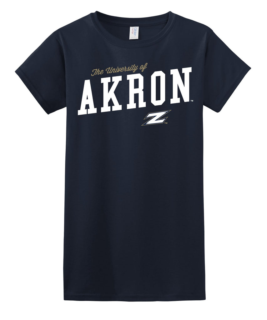 J2 Sport University of Akron Zips NCAA Uphill Victory Women's T-Shirt