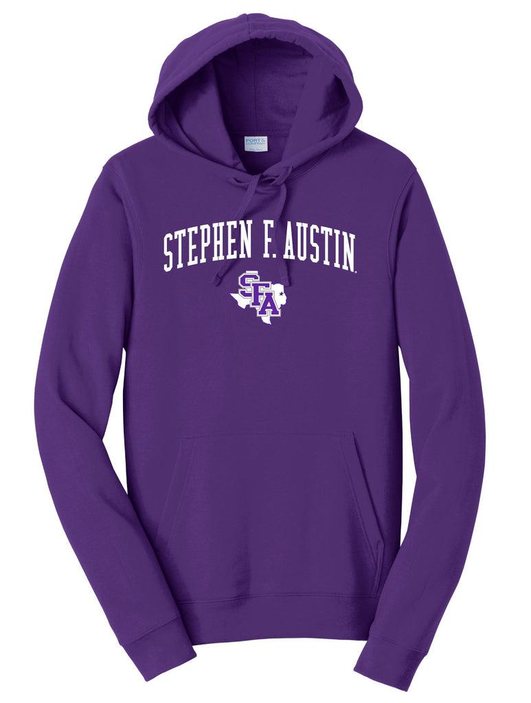 J2 Sport SFA Stephen F. Austin State University Lumberjacks NCAA Unisex Jumbo Arch Hooded Sweatshirt