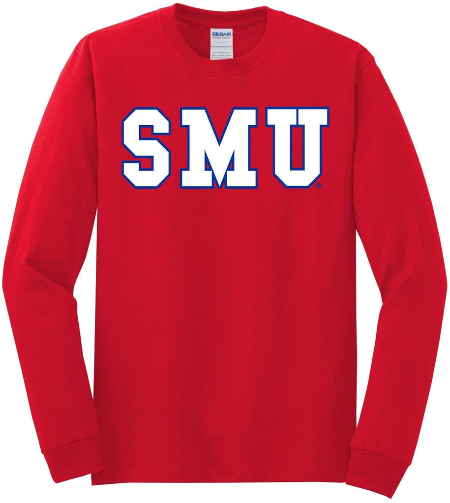 J2 Sport SMU Southern Methodist University Mustangs NCAA Unisex Long Sleeve T-Shirt