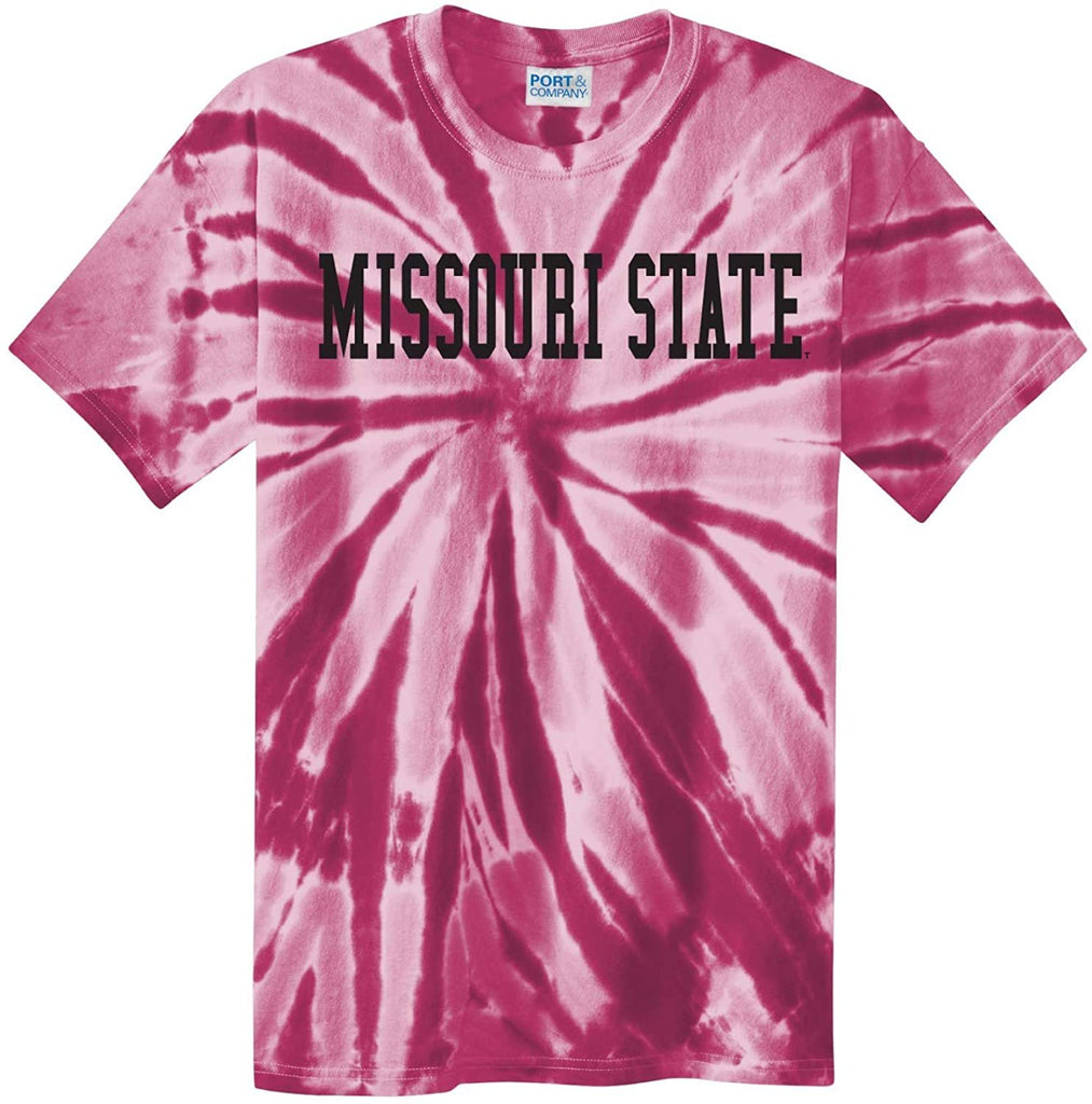 J2 Sport MSU Missouri State University Bears NCAA Tie Dye T-Shirt