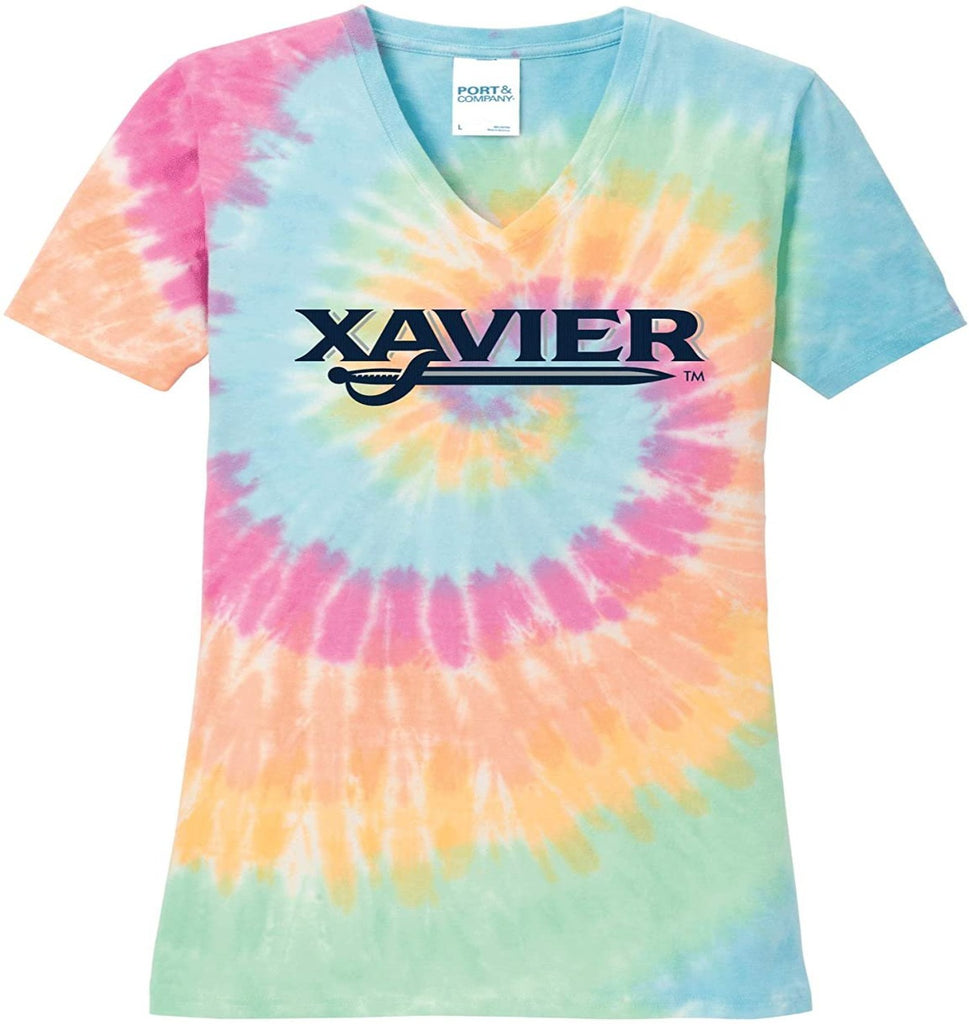J2 Sport Xavier University Musketeers NCAA Tie Dye T-Shirt