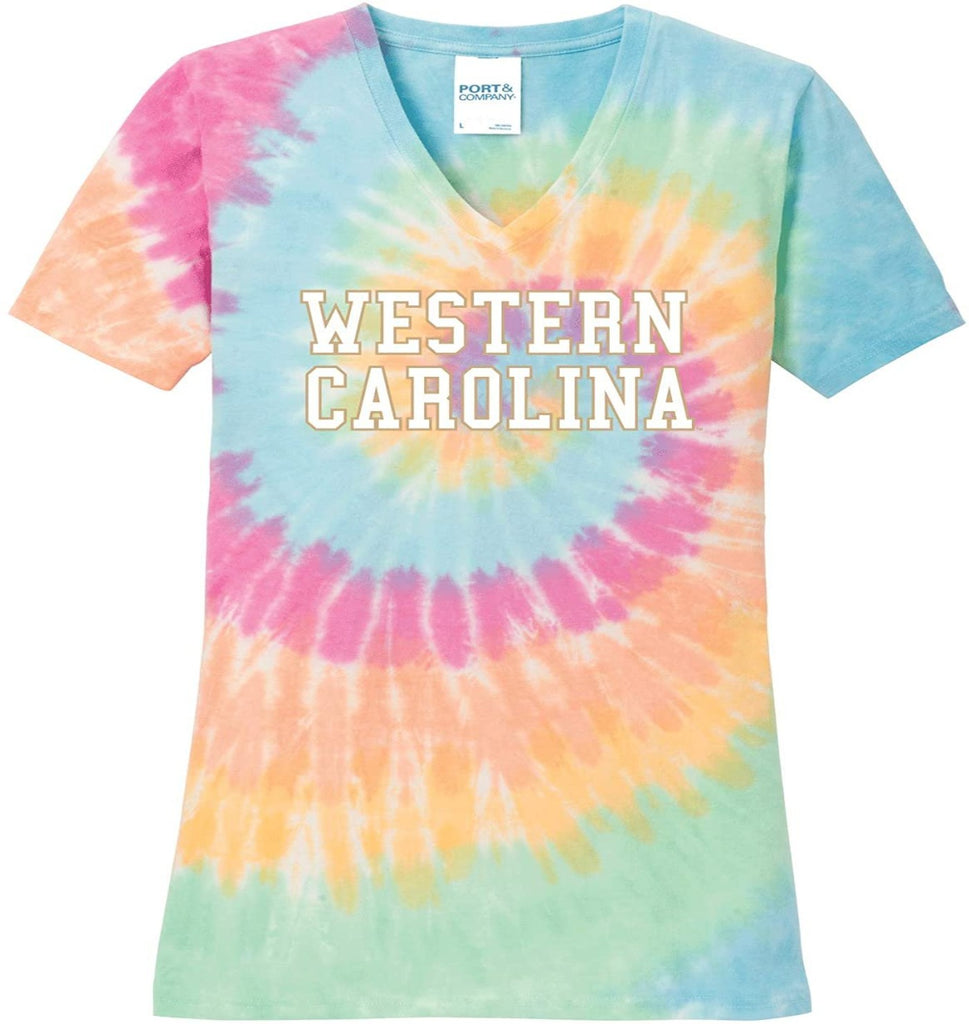 J2 Sport WCU Western Carolina University Catamounts NCAA Tie Dye T-Shirt