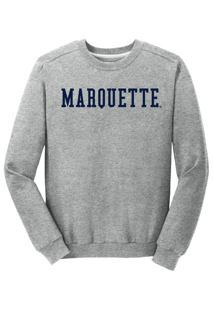 J2 Sport Marquette Golden Eagles NCAA Block Unisex Crewneck Sweatshirt