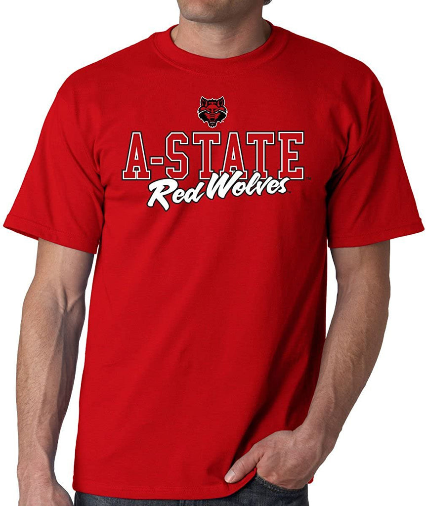 J2 Sport Arkansas State University Red Wolves NCAA Campus Script T-shirt
