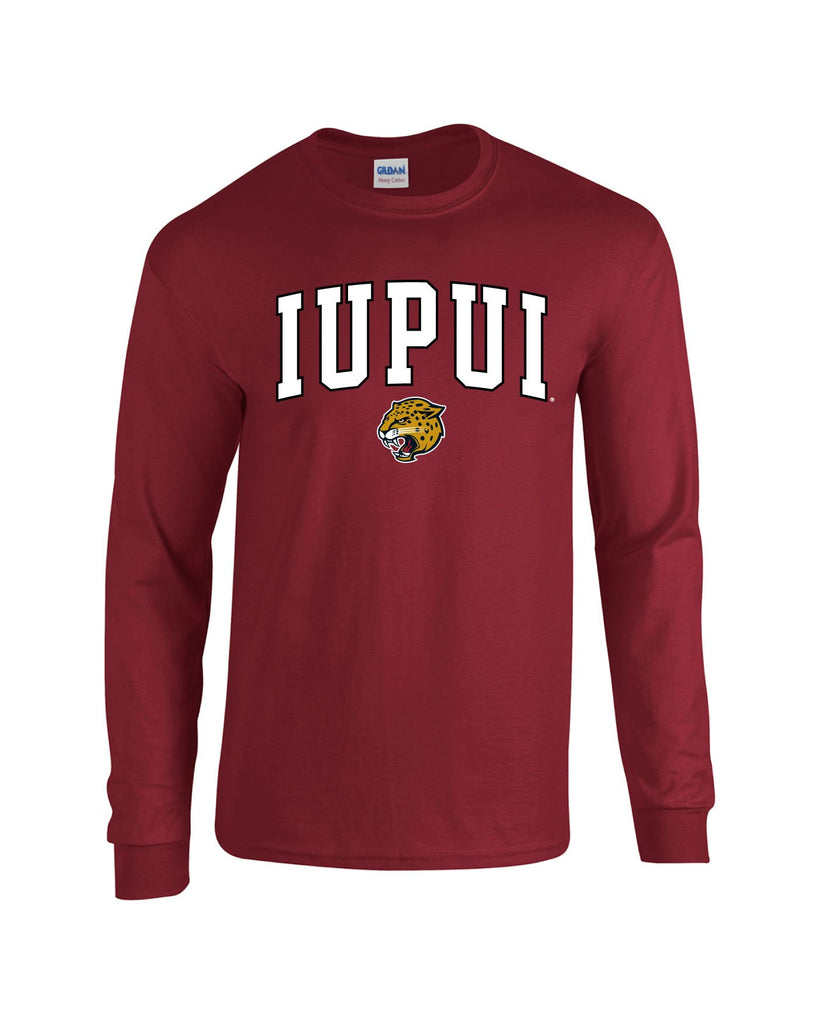 J2 Sport IUPUI Indiana University – Purdue University Indianapolis NCAA Jumbo Arch Unisex Long Sleeve T-Shirt