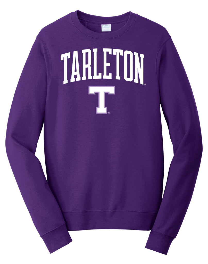 J2 Sport Tarleton State University Texans NCAA Unisex Jumbo Arch Crewneck Sweatshirt
