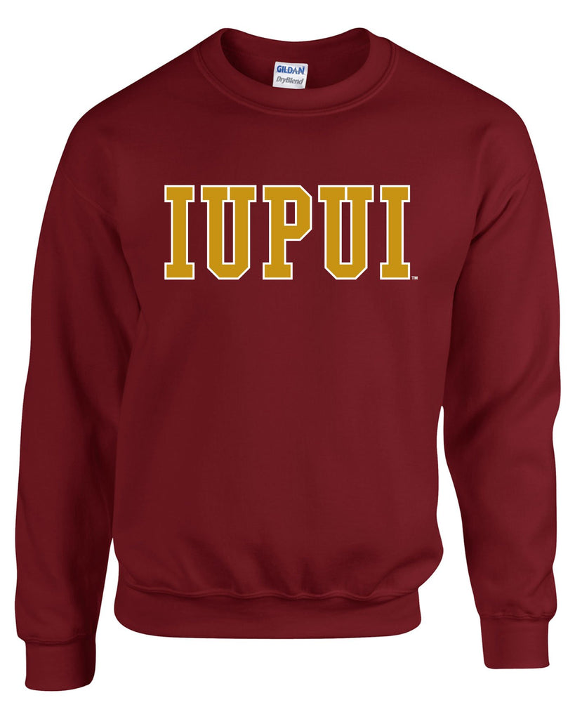 J2 Sport IUPUI Indiana University – Purdue University Indianapolis NCAA Block Unisex Crewneck Sweatshirt
