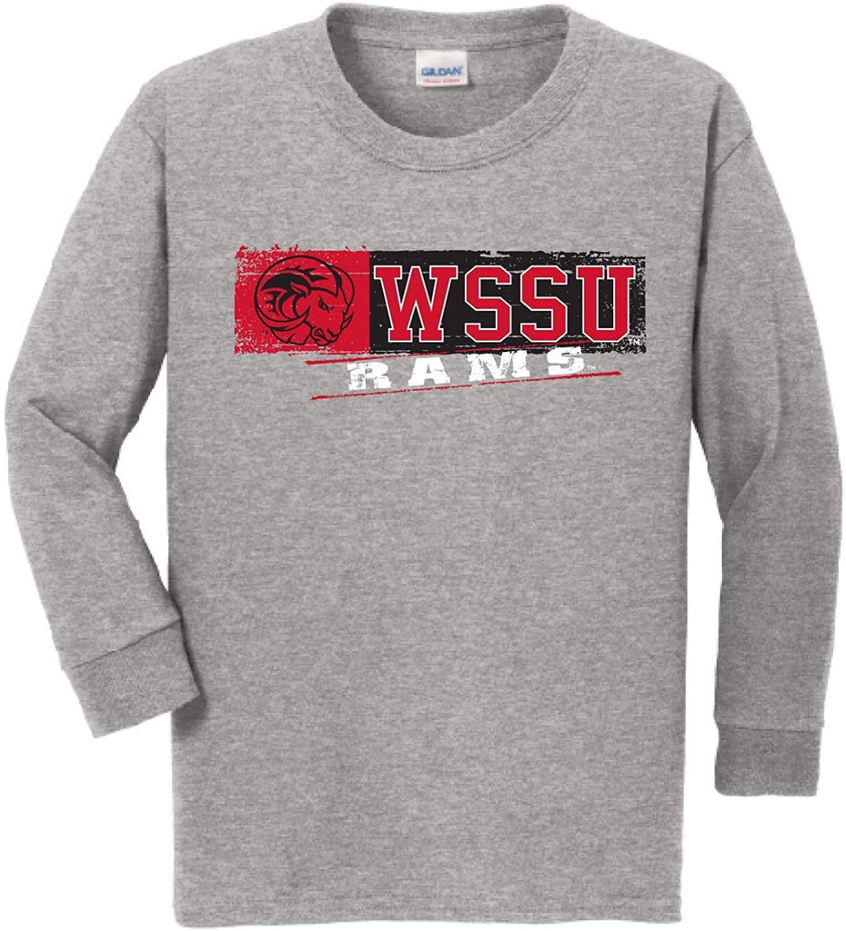 J2 Sport WSSU Winston-Salem State University Rams NCAA Youth Long Sleeve T-Shirt