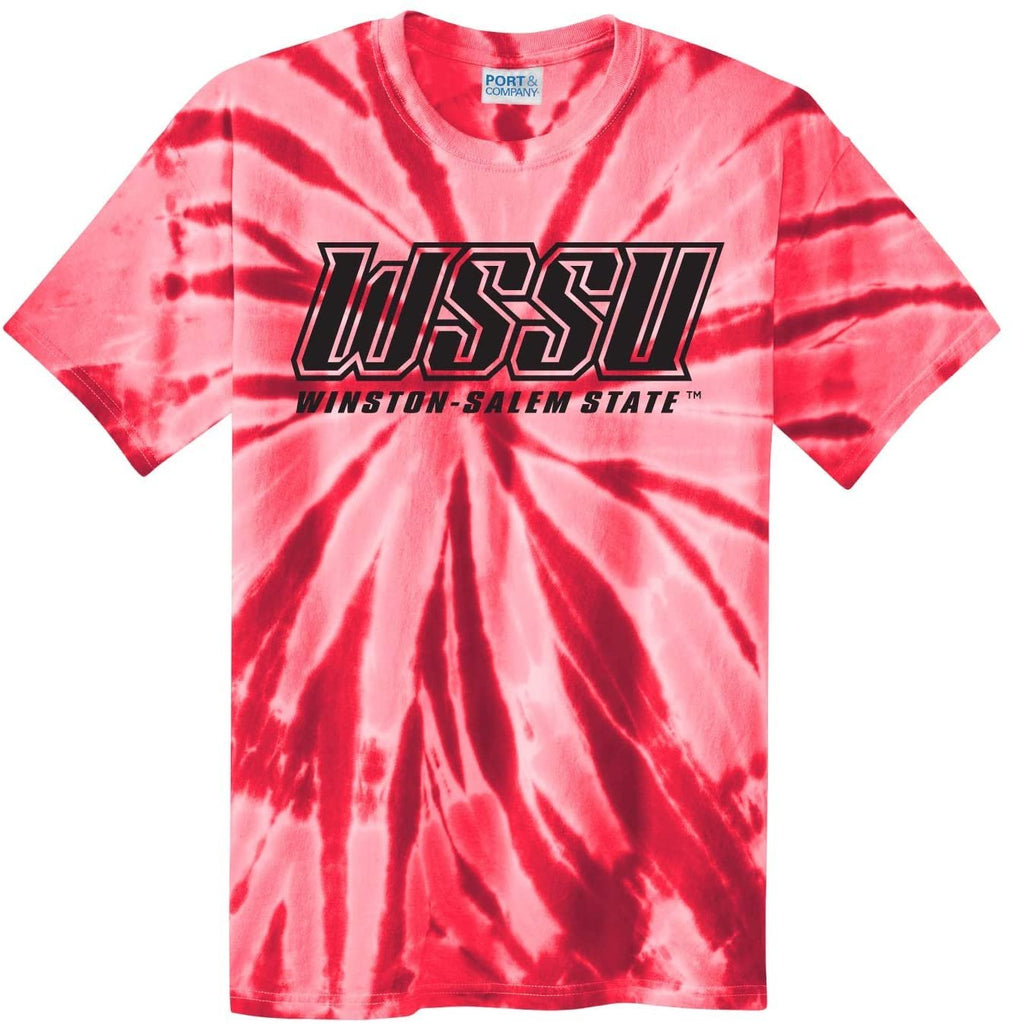 J2 Sport WSSU Winston-Salem State University Rams NCAA Unisex Tie Dye T-Shirt