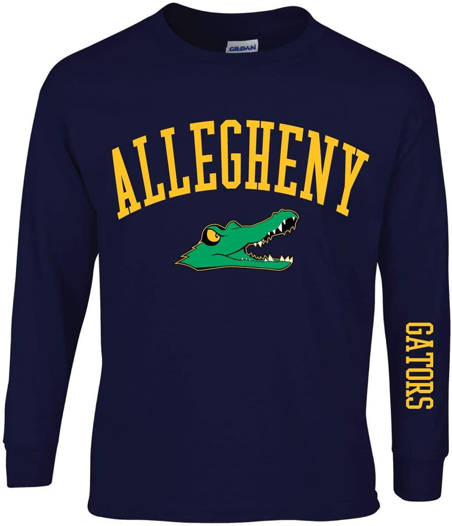 J2 Sport Allegheny College Gators NCAA Unisex Long Sleeve T-Shirts