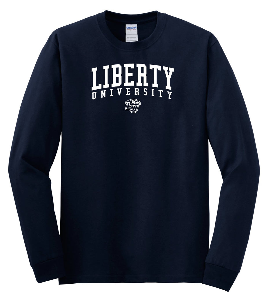 Liberty University Flames NCAA Jumbo Arch Unisex Long Sleeve T-Shirt