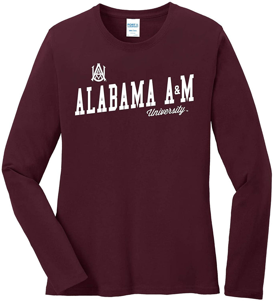 J2 Sport Alabama A&M University Bulldogs NCAA Women's Long Sleeve T-Shirts