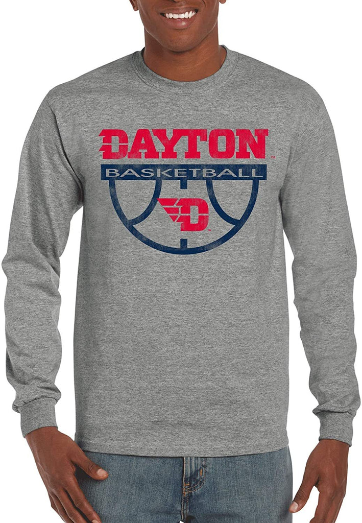 Basketball Long Sleeve J2 Sport Dayton Flyers NCAA Basketball Unisex Apparel