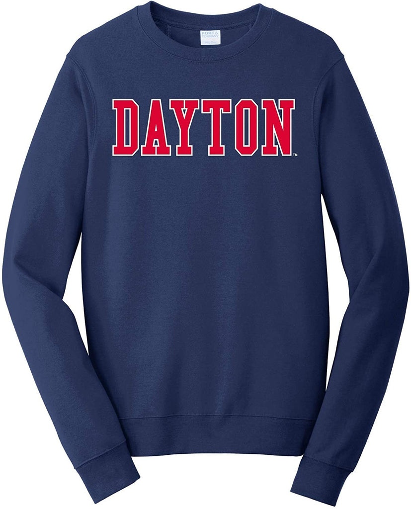 Block Navy Crew J2 Sport University of Dayton Flyers NCAA Unisex Hoodies and Sweatshirt