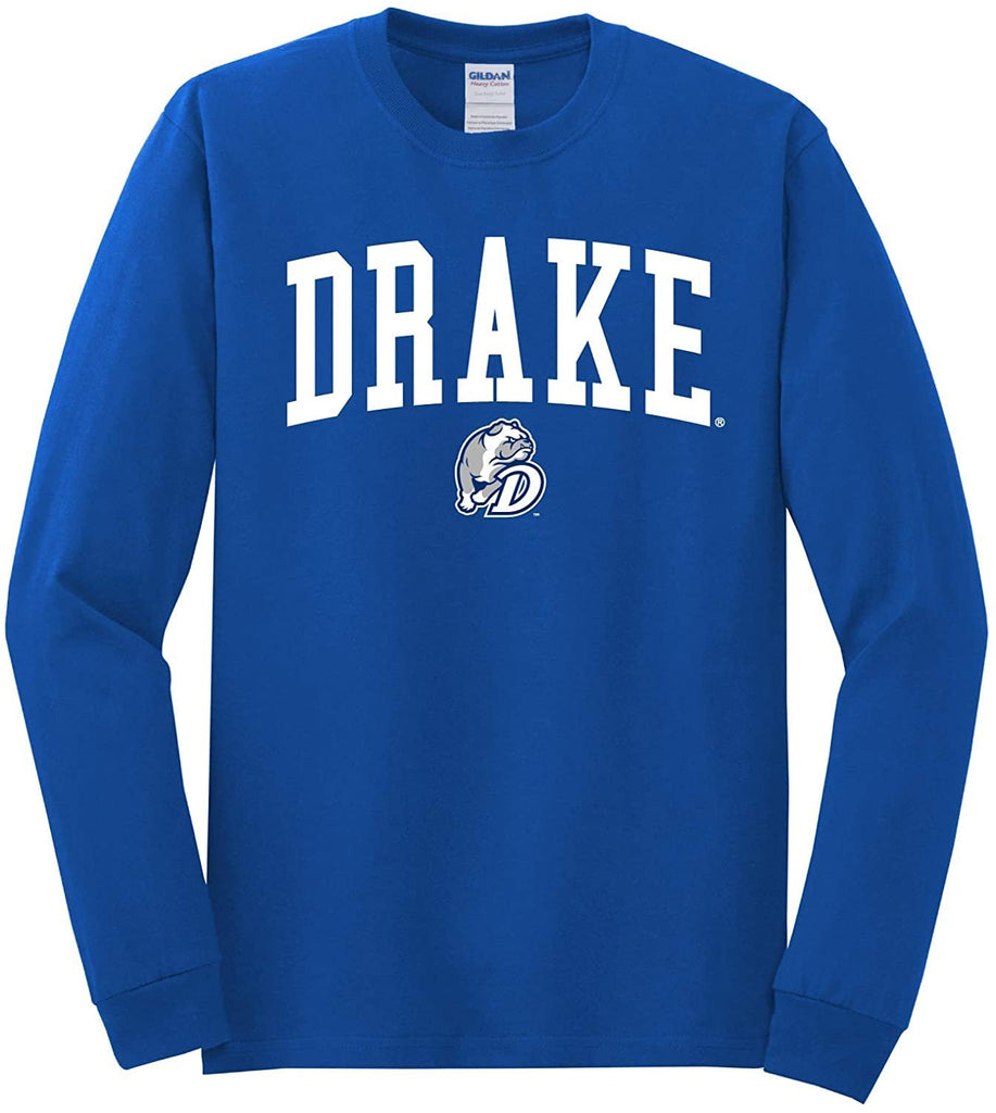 J2 Sport Drake University Bulldogs NCAA Unisex Long Sleeve T-Shirts