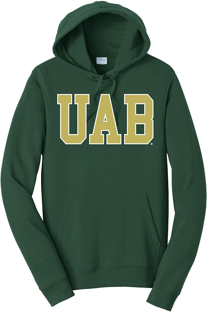 J2 Sport University of Alabama at Birmingham Blazers NCAA Block Forest Unisex Hooded Sweatshirt