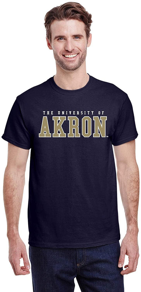 J2 Sport University of Akron Zips NCAA Unisex Block T-shirt