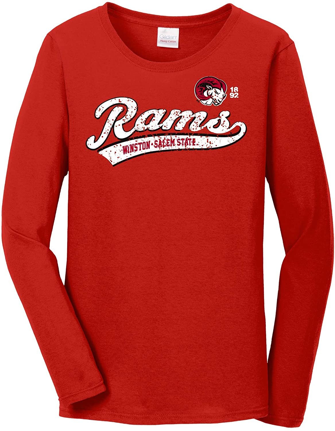 Women's Red Winston-Salem State Rams Education T-Shirt