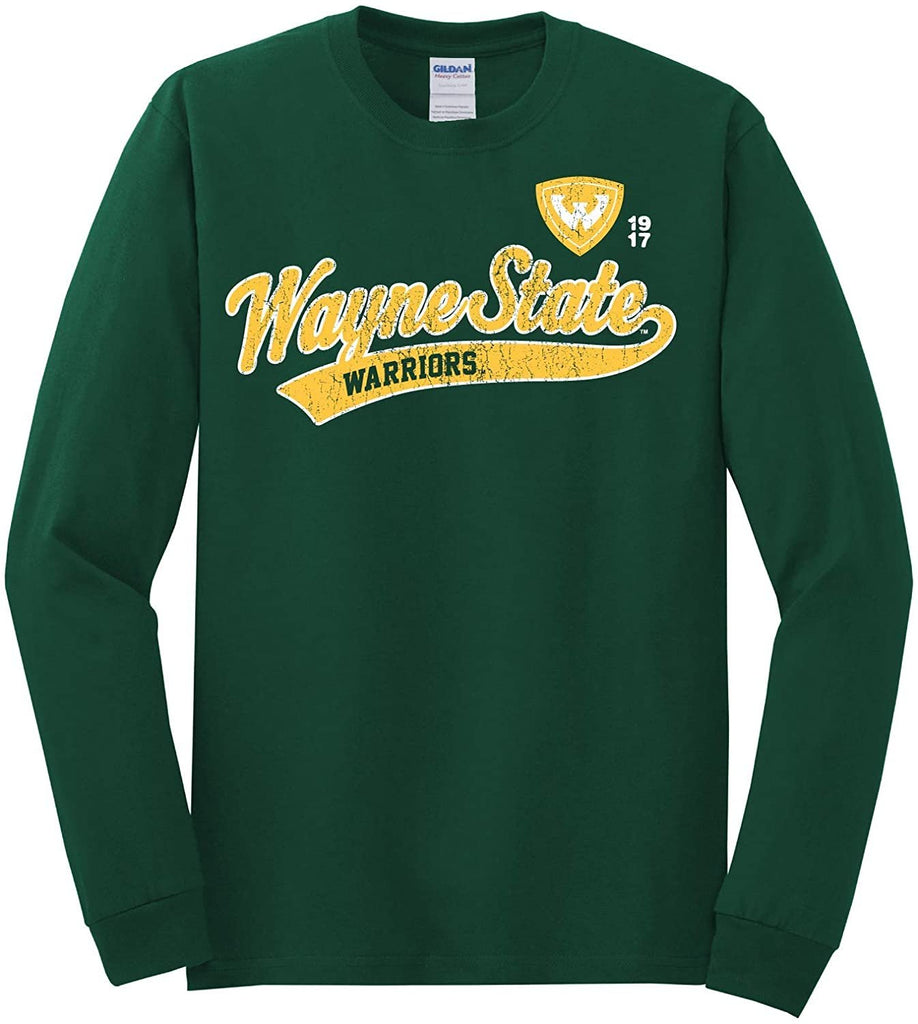 J2 Sport WSU Wayne State University Warriors NCAA Womens Long Sleeve T-Shirt