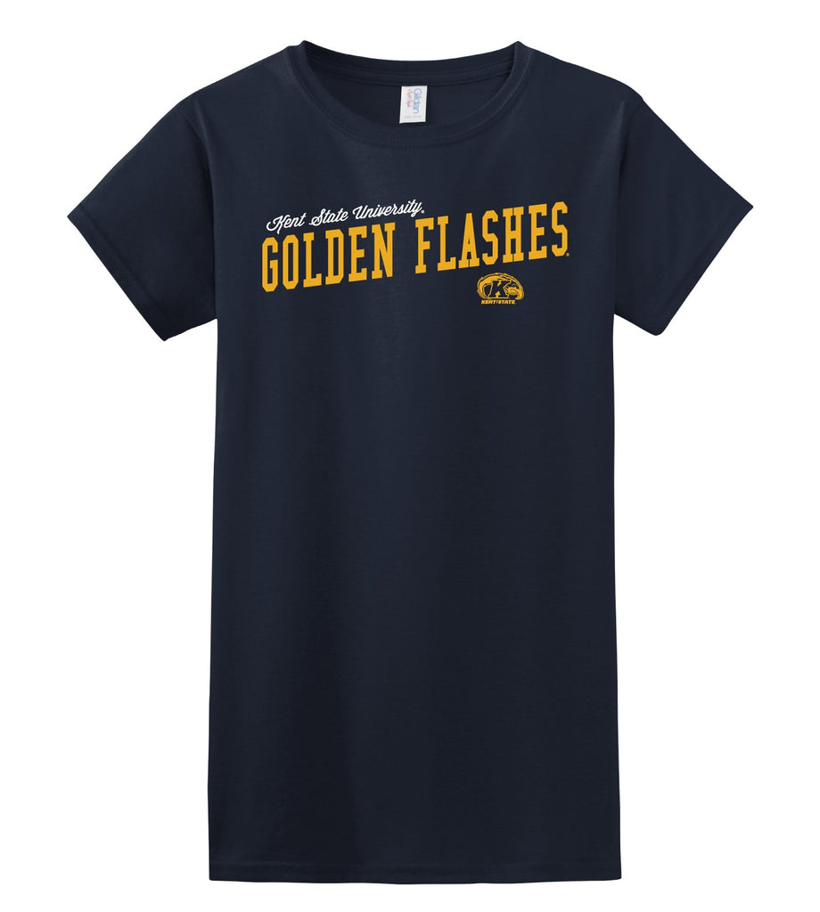 J2 Sport Kent State University Golden Flashes NCAA Uphill Victory Womens T-Shirt