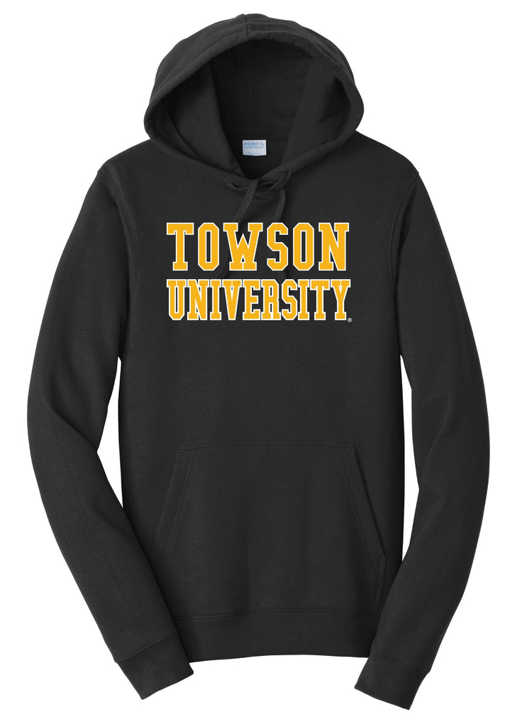 J2 Sport TU Towson University Tigers NCAA Block Unisex Hooded Sweatshirt