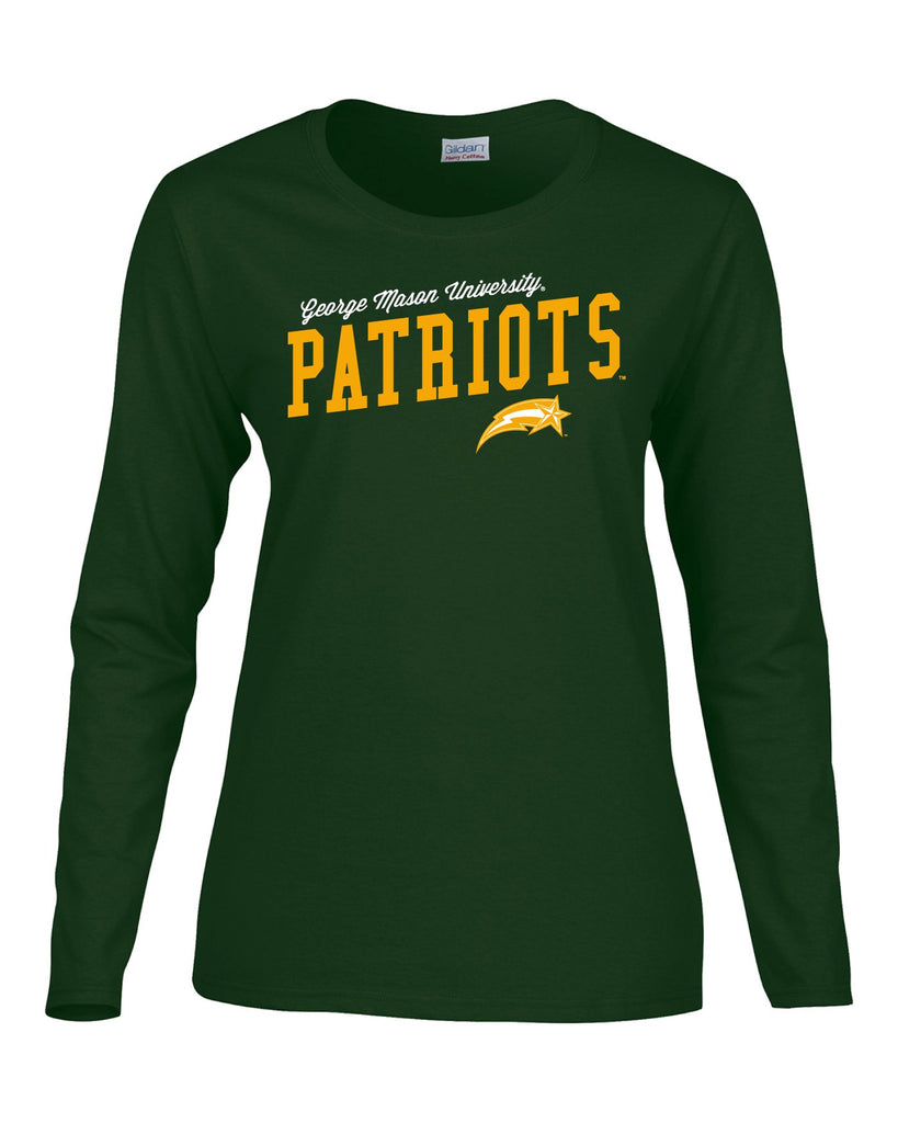 J2 Sport GMU George Mason University Patriots NCAA Uphill Victory Women's Long Sleeve T-Shirt